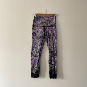 Lululemon Wunder Under High Rise Tight Nulux Vivid Vision Multi Black Size 6